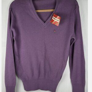 NWT Vtg McGregor Purple Pullover Bagpiper Sweater Mens M 38-40 Montgomery Ward